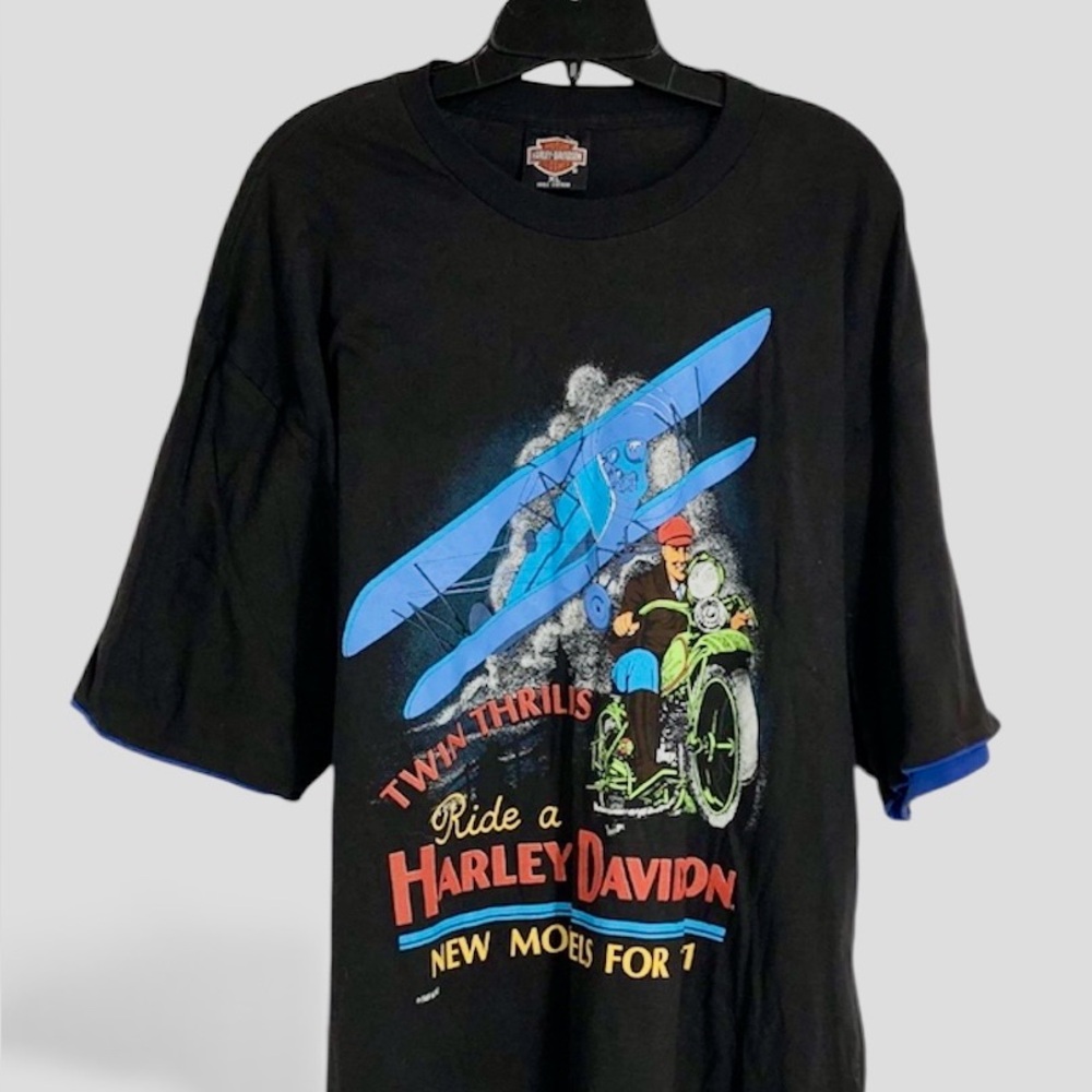 Harley-Davidson 1980s Vintage Twin Thrills T-Shirt